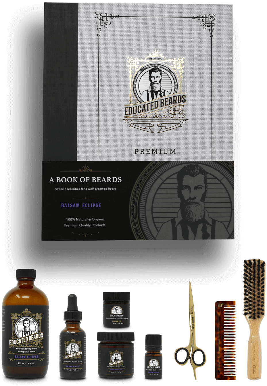 Balsam Eclipse Premium Beard Kit : Book Of Beards | Educated Beards