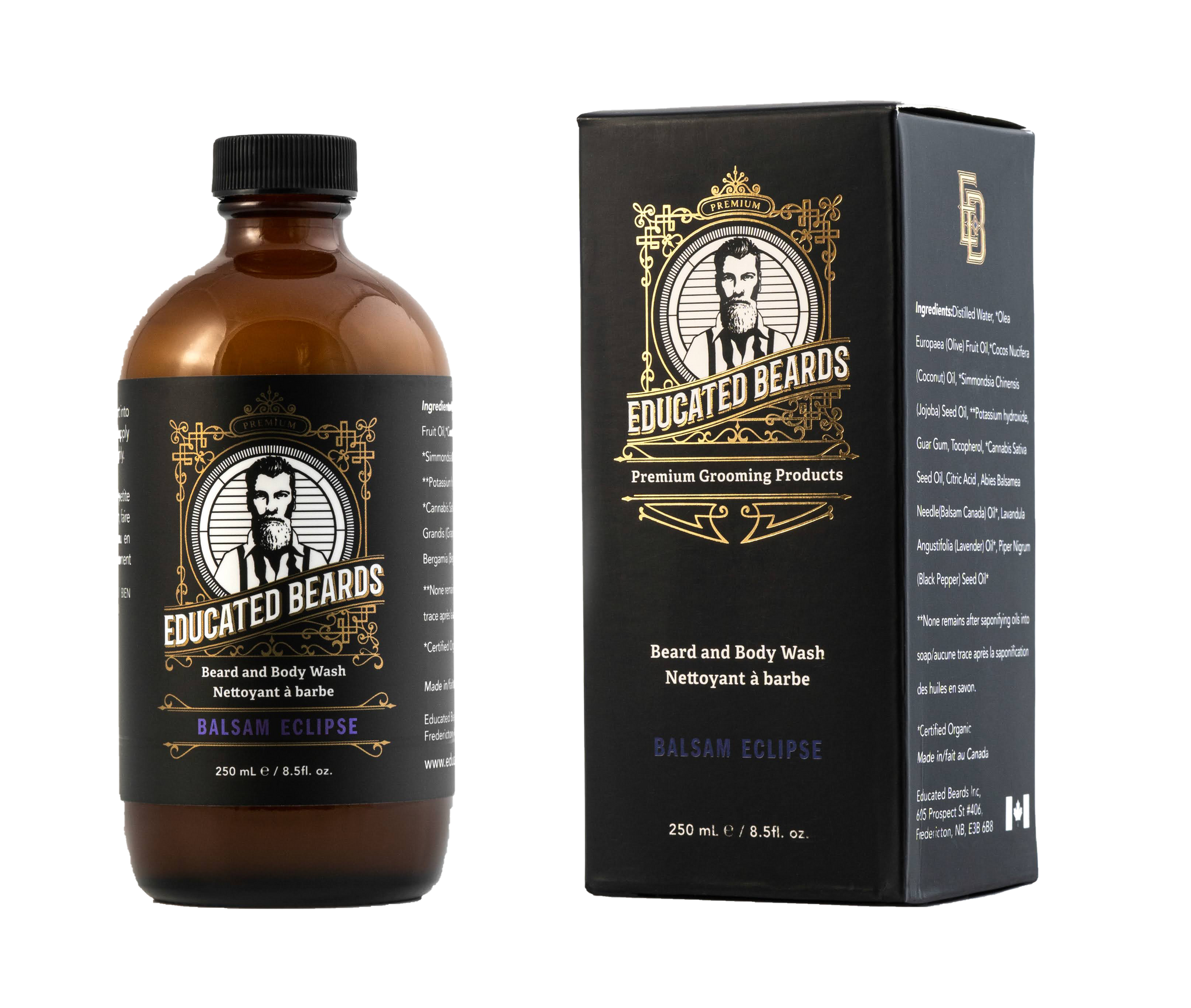Beard and Body Wash Balsam Eclipse 250 ml bottle
