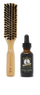 Peppermint & Cedarwood Beard Oil Combo Boar Hair Brush