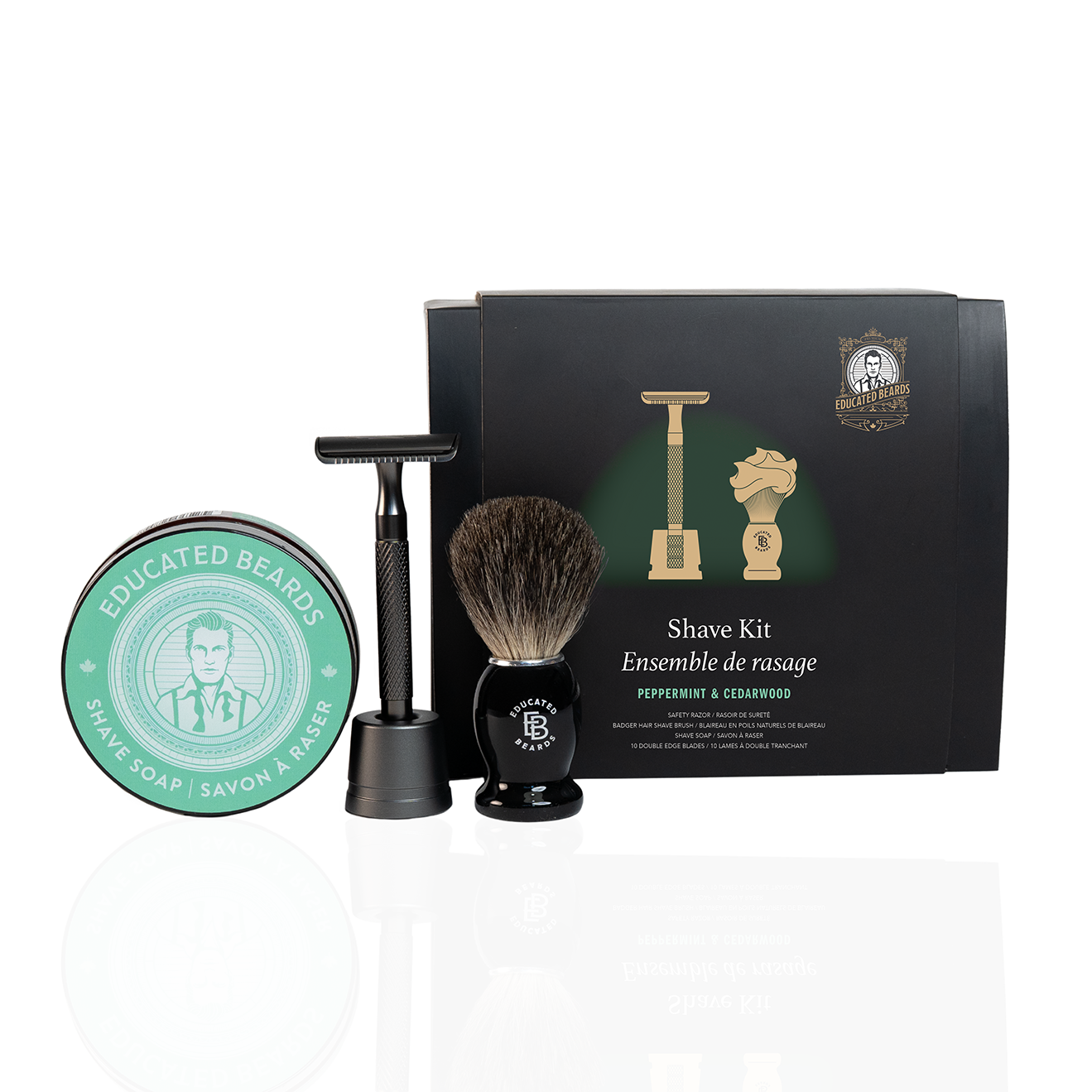 Peppermint & Cedarwood Shave Kit | 5 Pieces