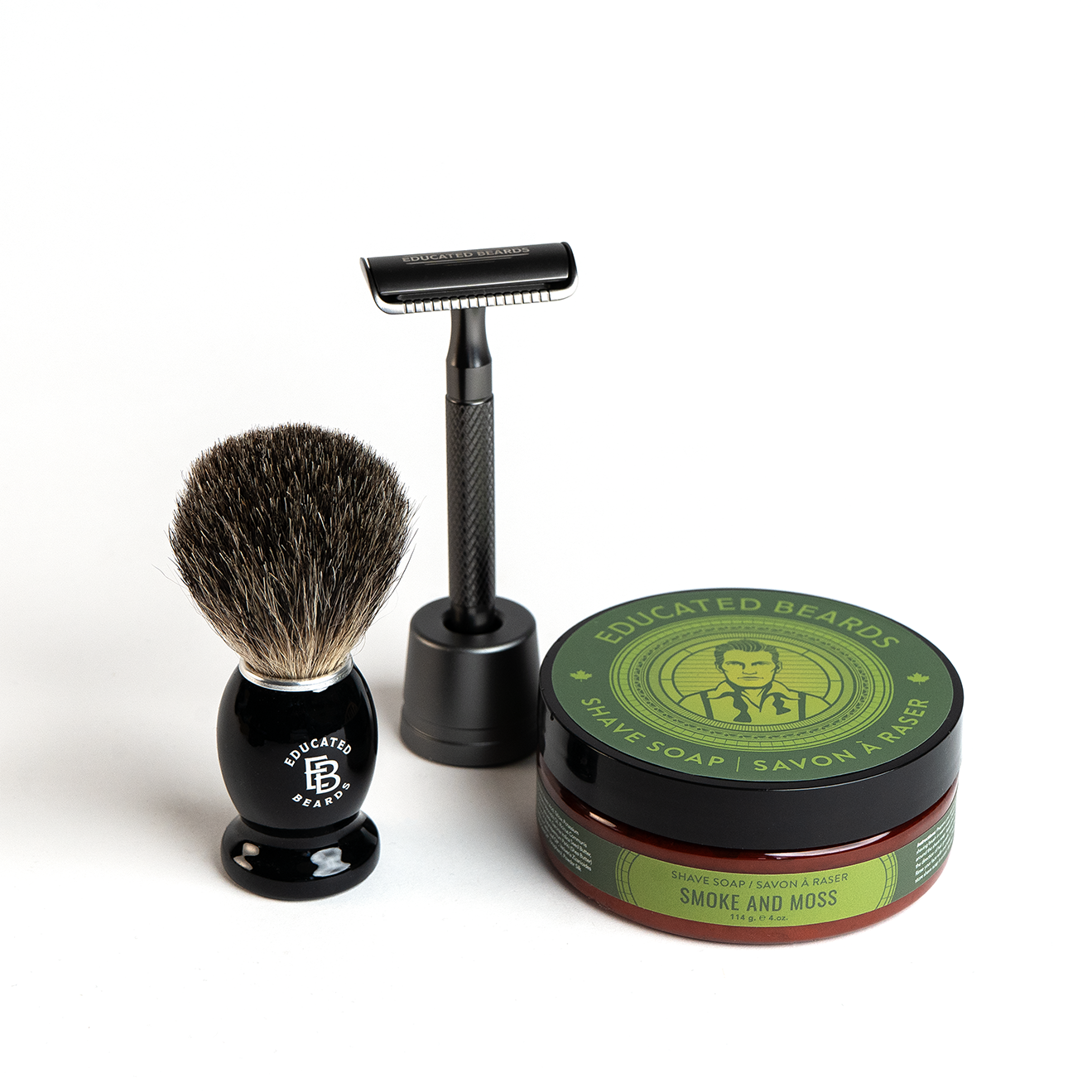 Smoke & Moss Shave Kit | 5 Pieces
