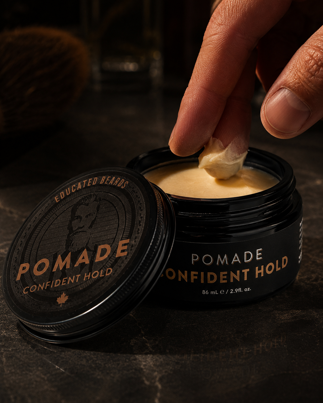 How to use Confident Hold Pomade 86ml / 2.9fl. oz.
