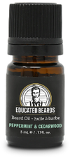 Peppermint & Cedarwood 5ml Beard Oil | Educated Beards