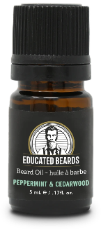 Peppermint & Cedarwood 5ml Beard Oil | Educated Beards