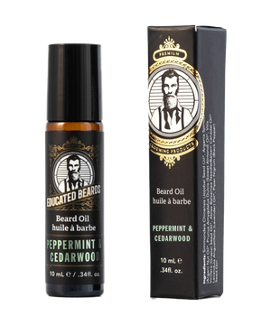 Peppermint & Cedarwood beard balm small 10ml bottle