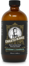 Peppermint & Cedarwood 250ml Beard Wash | Educated Beards