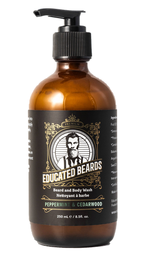 Peppermint Cedarwood Beard Wash 250ml/8.5fl.oz